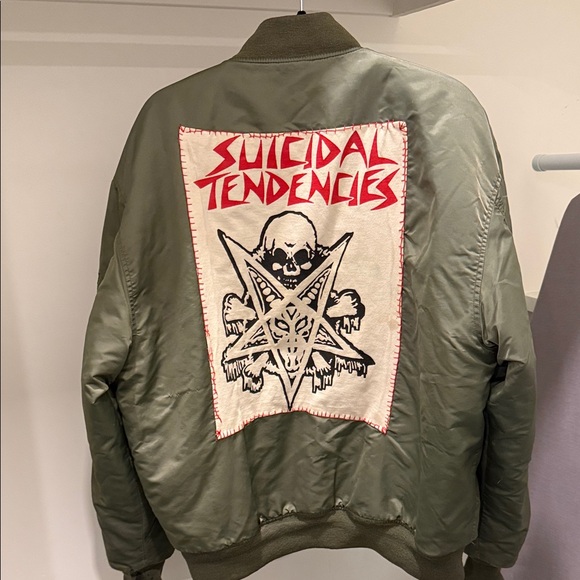 Suicidal Tendencies Other - Suicidal Tendencies Bomber Skater Punk Goth size large